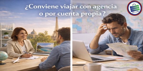 ¿Conviene viajar con agencia o por cuenta propia?